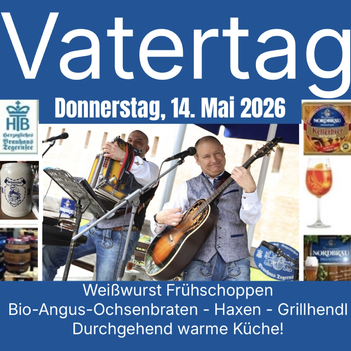 VATERTAG FEIERN im Biergarten🎺🍻